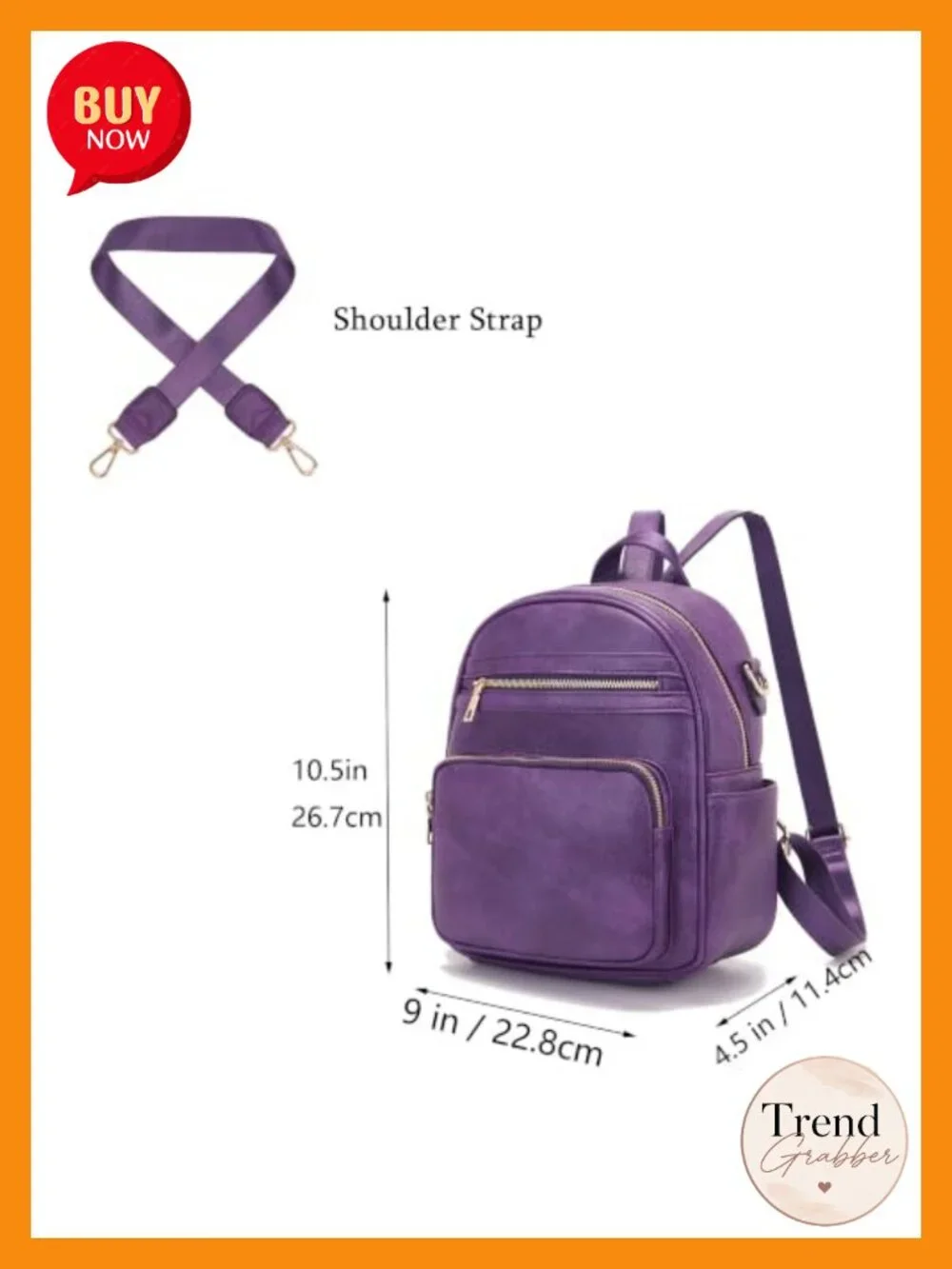 Small Backpack Purse for Women with Wallet Adjustable Strap Faux Leather